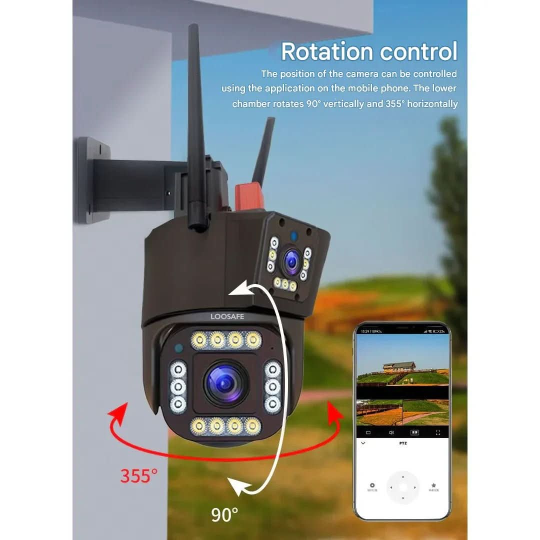 DualGuard 4K™ – Solarbetriebene 360°-Kamera