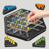 Kettendreieck-Strategiespiel – elegantes Denkspiel für 2–4 Spieler