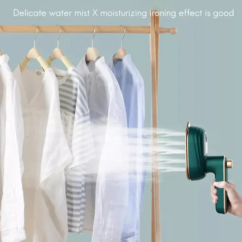 Kompakter 2-in-1 Mini-Dampfbügler für müheloses Bügeln