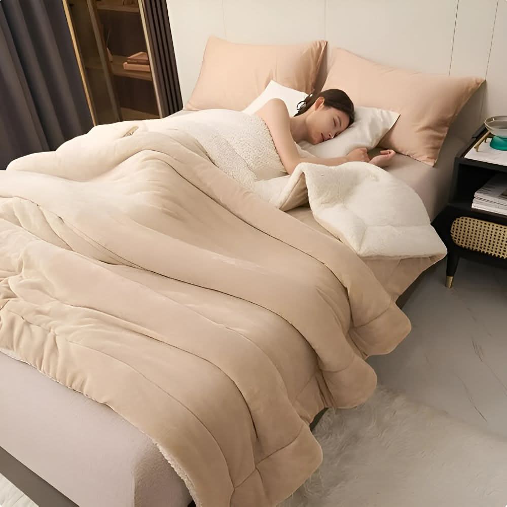 CozyLuxe™ – Luxuriöse Fleecedecke 🛋️✨