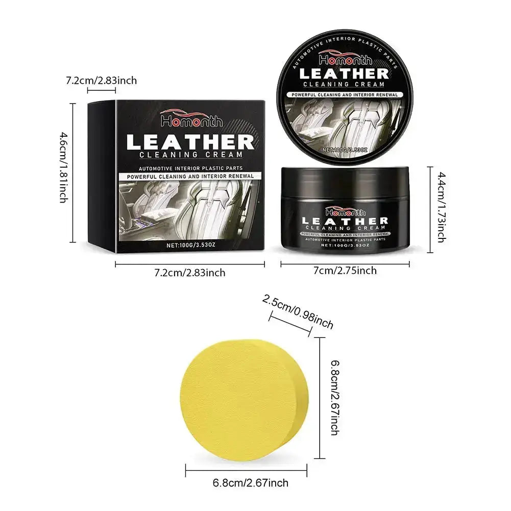 Premium Lederpflege-Creme – Sofortige Auffrischung & Schutz