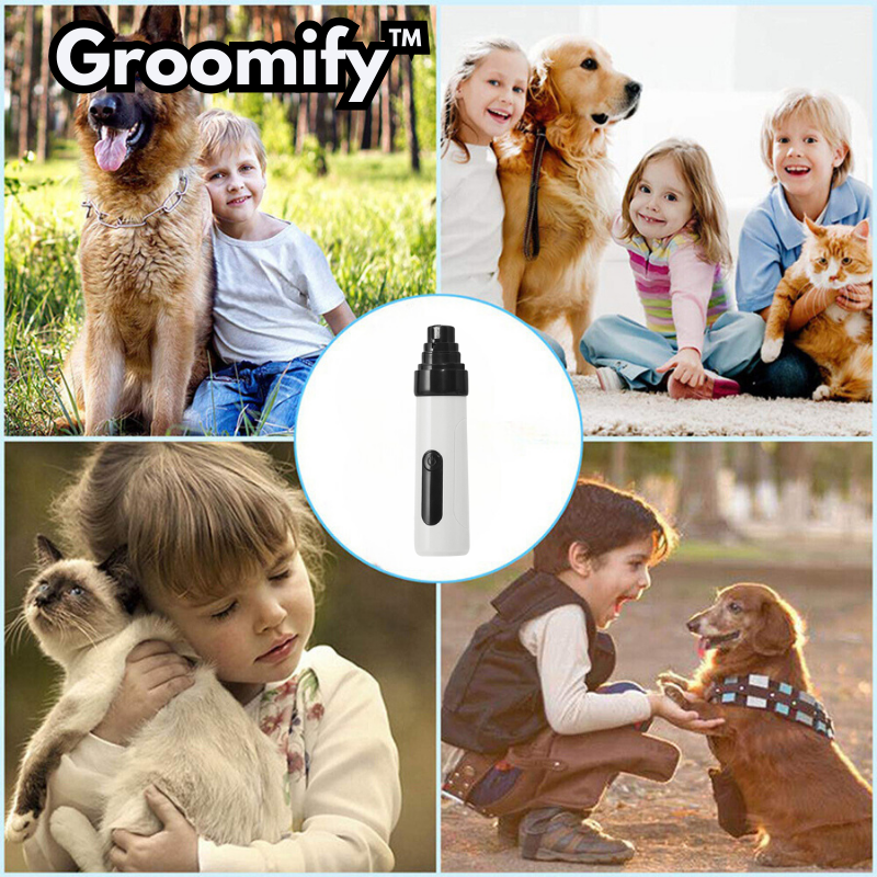 Groomify™ - Leiser Krallenfeiler für stressfreie Hunde