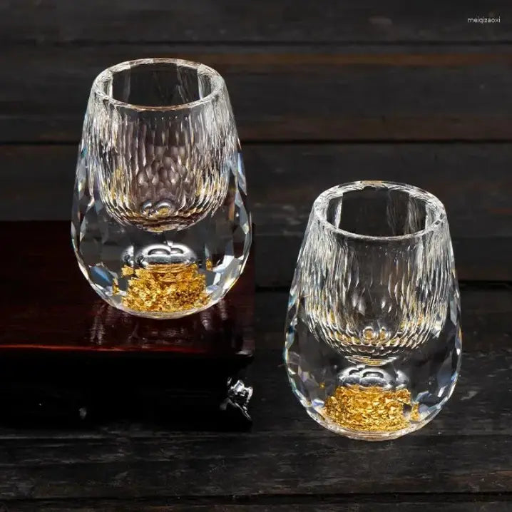 Kristall-Schnapsgläser mit elegantem Schliff – Für stilvolle Feiern & besondere Anlässe (Set mit 6 Gläsern)