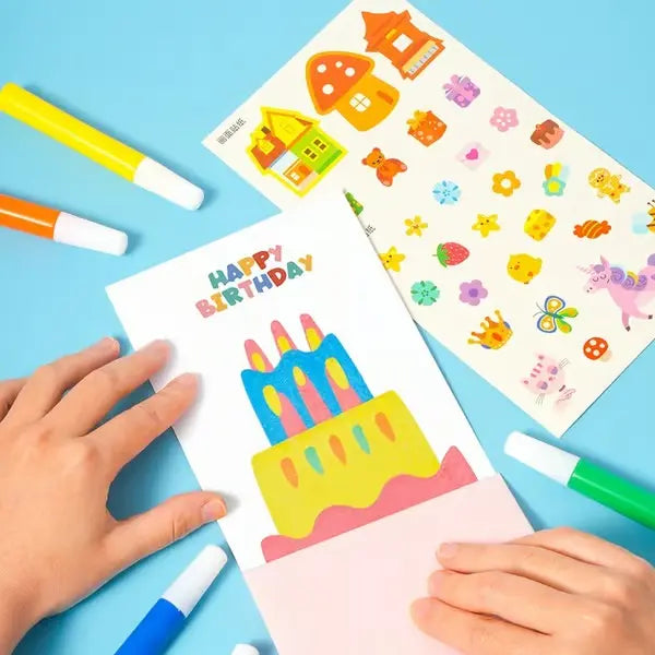 Magisches Kratzkunst-Set – Sauberes Kratzvergnügen für kreative Kinder