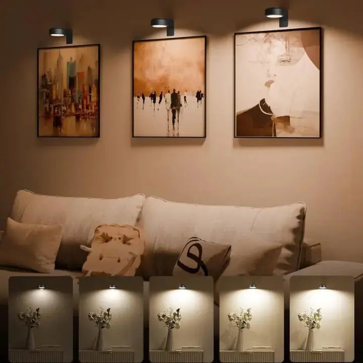(1+1 Gratis) Kabellose LED-Bilderleuchte – Setzt Ihre Kunst perfekt in Szene