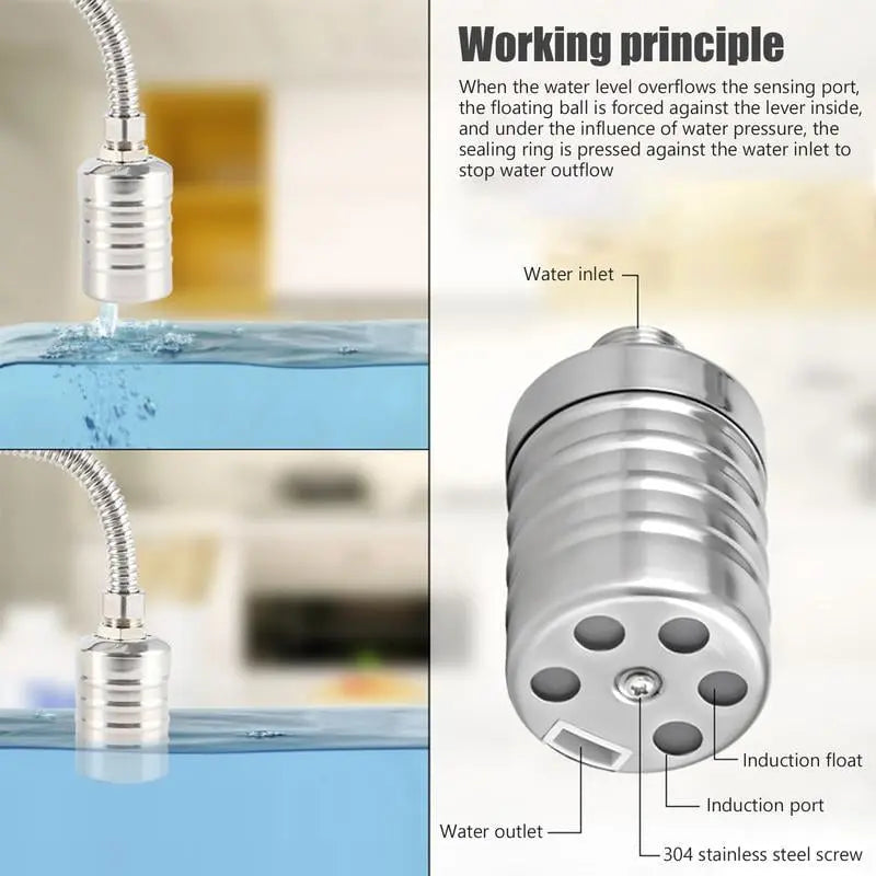 Mini-Schwimmerventil aus Edelstahl – Automatische Wasserstandskontrolle