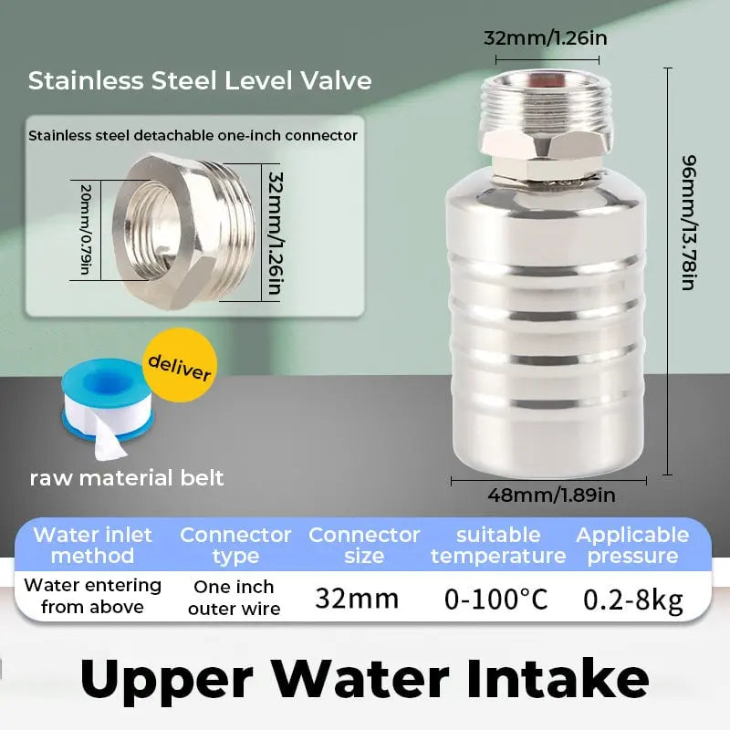 Mini-Schwimmerventil aus Edelstahl – Automatische Wasserstandskontrolle