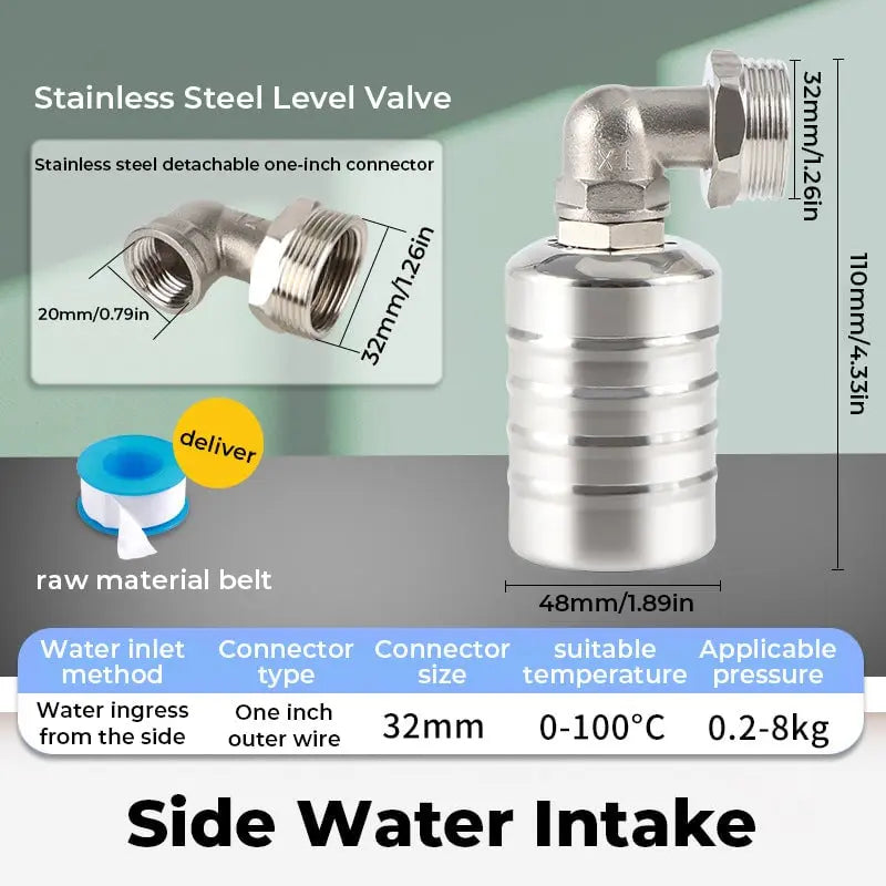 Mini-Schwimmerventil aus Edelstahl – Automatische Wasserstandskontrolle