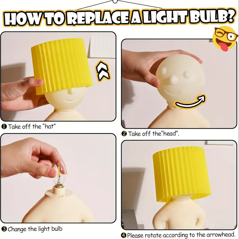 Modest Mike™ - Humorvolle Designerlampe