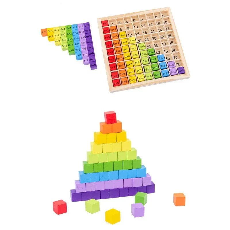 Calcublox™ – Bunte Holztafel
