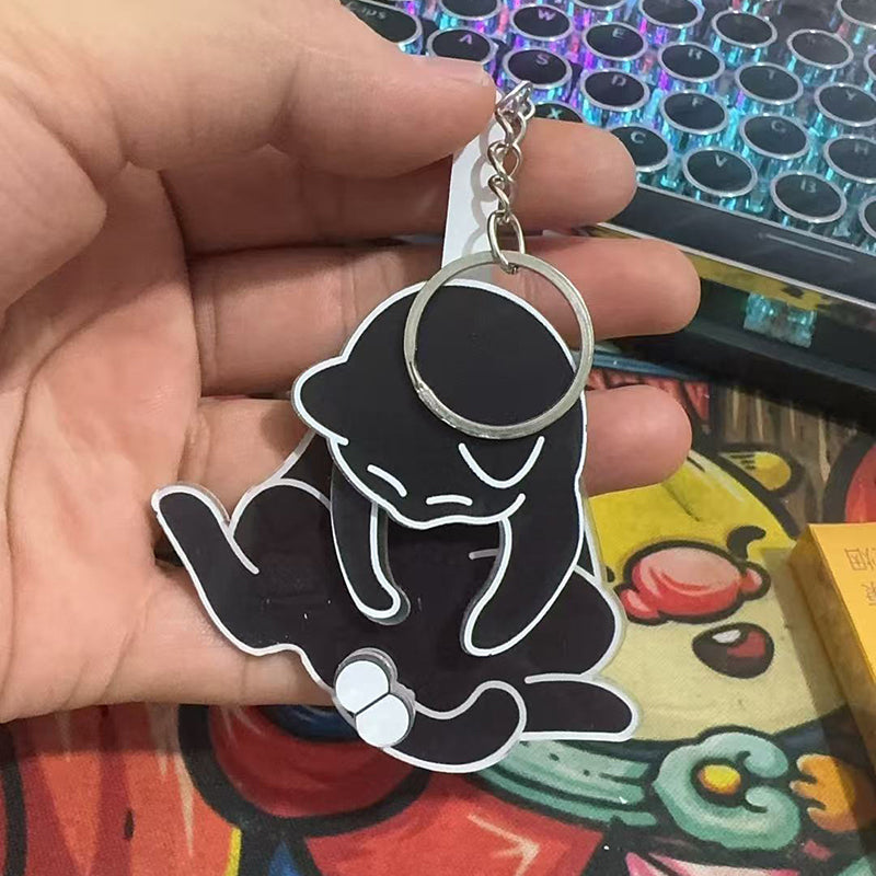 CatKeychain™ - Roterende Kattenøglering