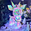 LumiGlitz™ – RGB-Holografische Weihnachtsfiguren