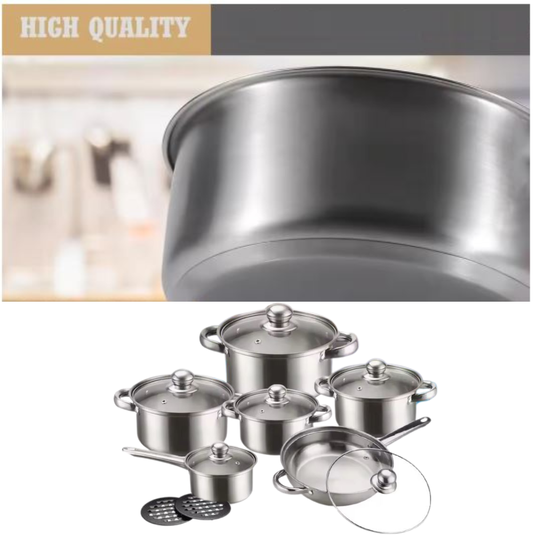 CookMaster™ – 12-teiliges Kochgeschirr