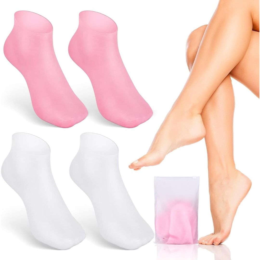 (1+1 Gratis) Feeluxe™ – Feuchtigkeitsspendende Pediküre-Socken für trockene Füße
