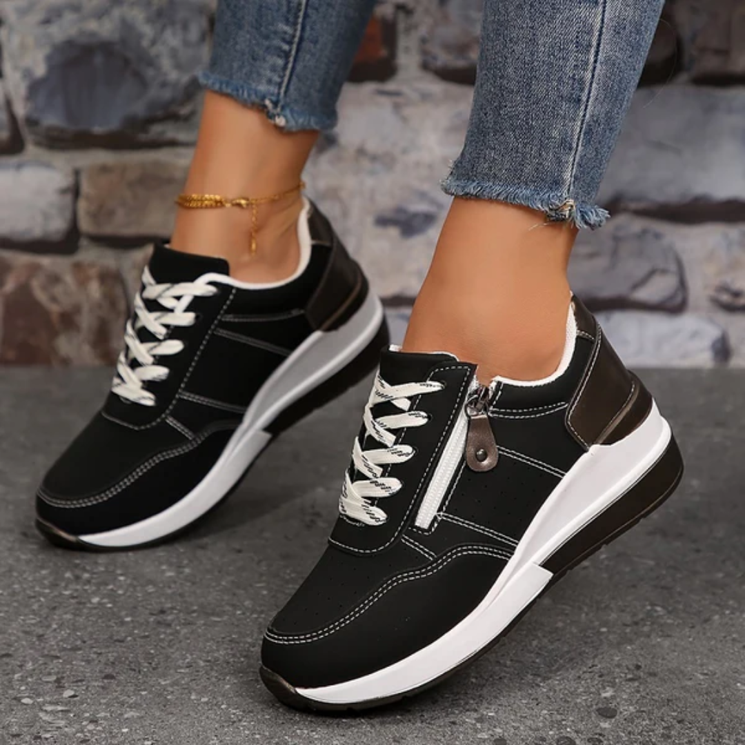 Tamara – Stützende Orthopädische Sneaker mit seitlichem Reißverschluss für Damen