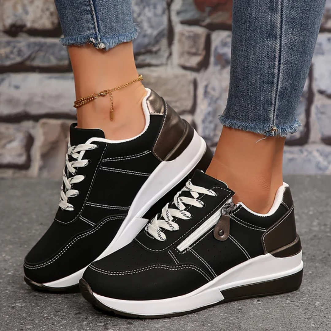 Tamara – Stützende Orthopädische Sneaker mit seitlichem Reißverschluss für Damen