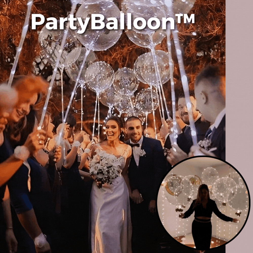 5+5 GRATIS | PartyBalloon™ - XXL LED-Ballons für magische Deko