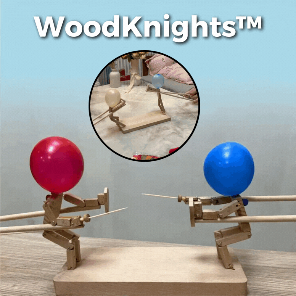 WoodKnights™ -  Handgefertigtes Bambus-Actionspiel