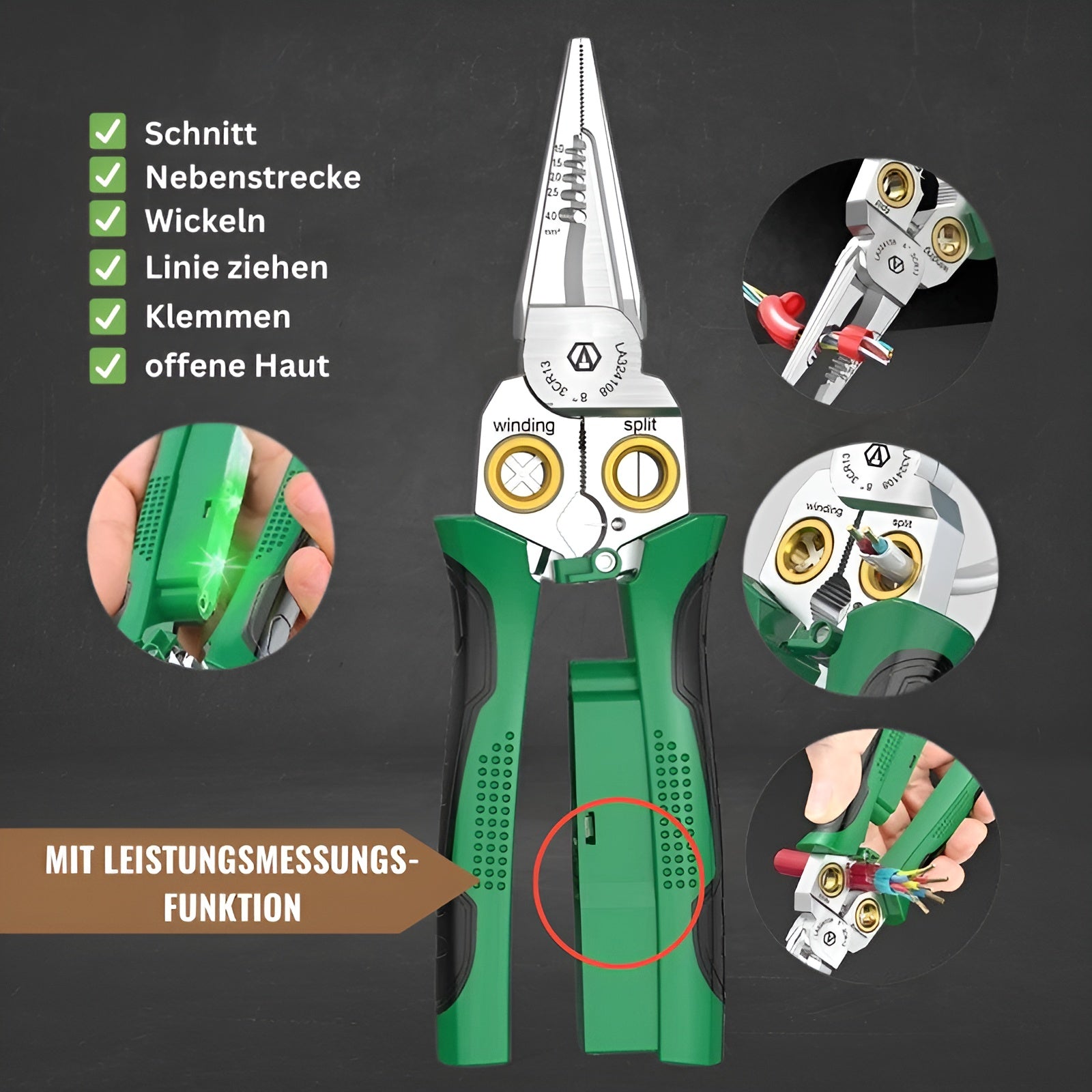 50% RABATT | PrecisionCut | Präzises Abisolieren und Schneiden mit multifunktionalem Werkzeug