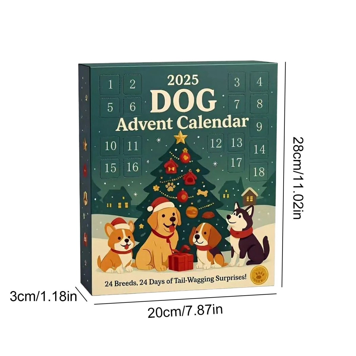 Dogmas™ – Adventskalender Hunde mit Spielzeug