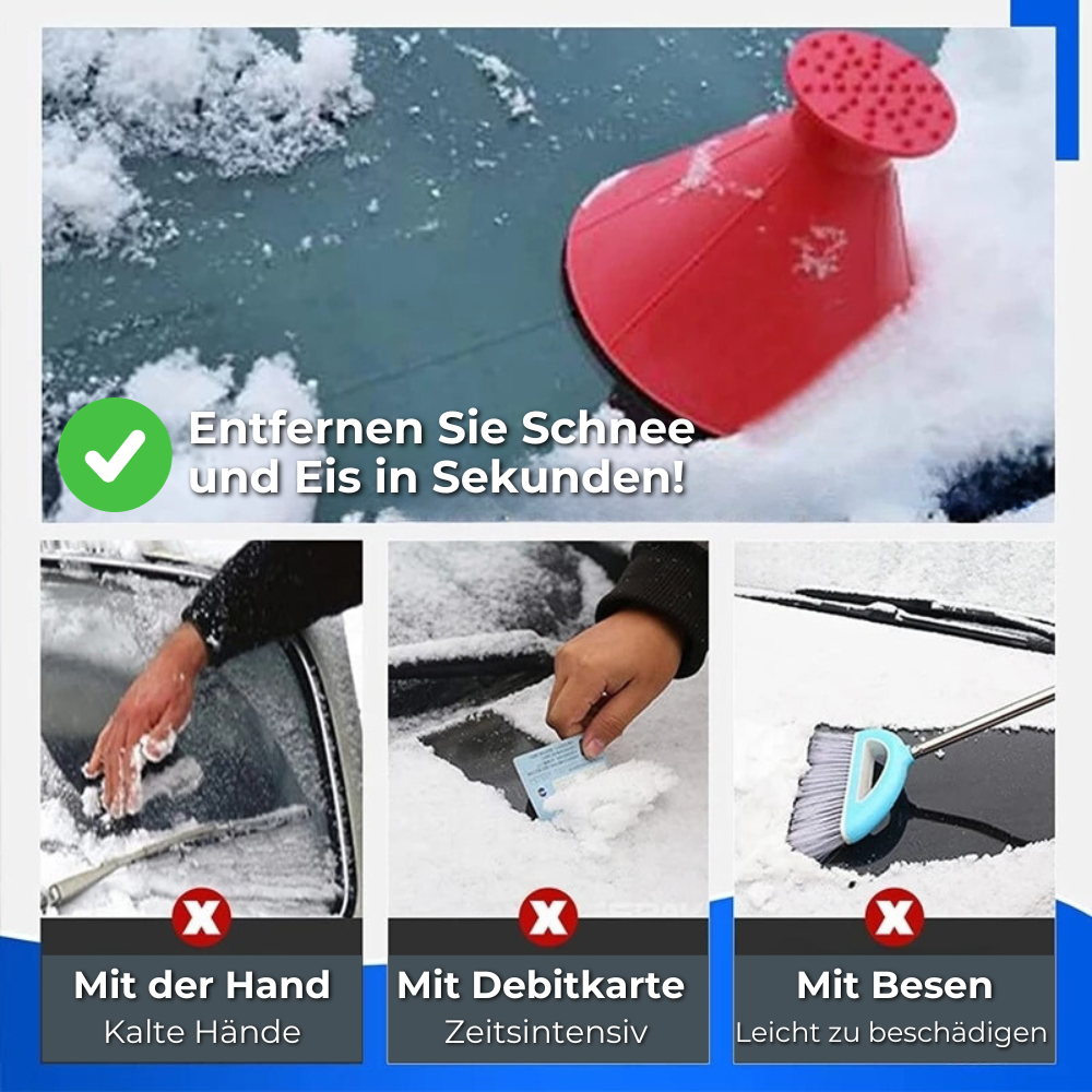 1+1 GRATIS | FrostyScraper™ - Kegelförmiger Eiskratzer