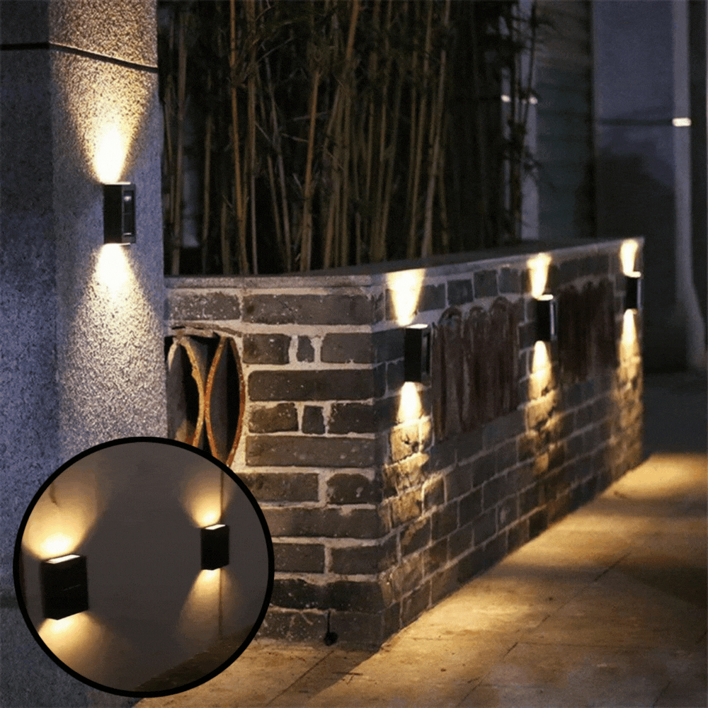 1+1 GRATIS | SolarWand™ - Solar-LED-Wandleuchte