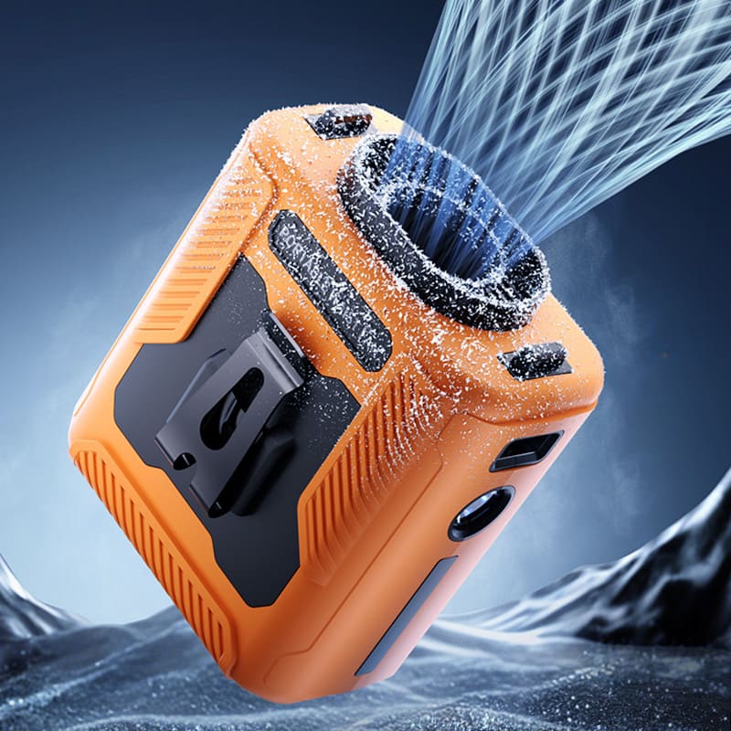 AirStride™ – Langlebig mit Taschenlampe und Hüftventilator