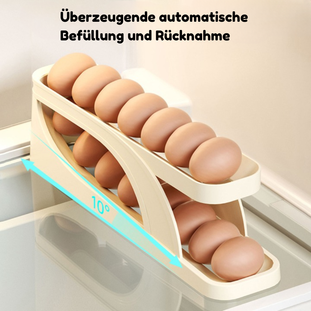 1+1 GRATIS | EggScroller™ - Eierhalter mit automatischer Rollfunktion für Frische