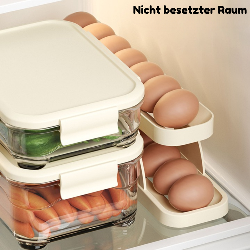 1+1 GRATIS | EggScroller™ - Eierhalter mit automatischer Rollfunktion für Frische