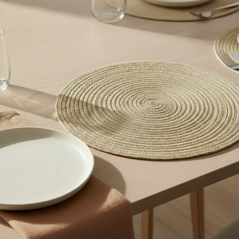 DineRound™ – Natürliche Tischuntersetzer