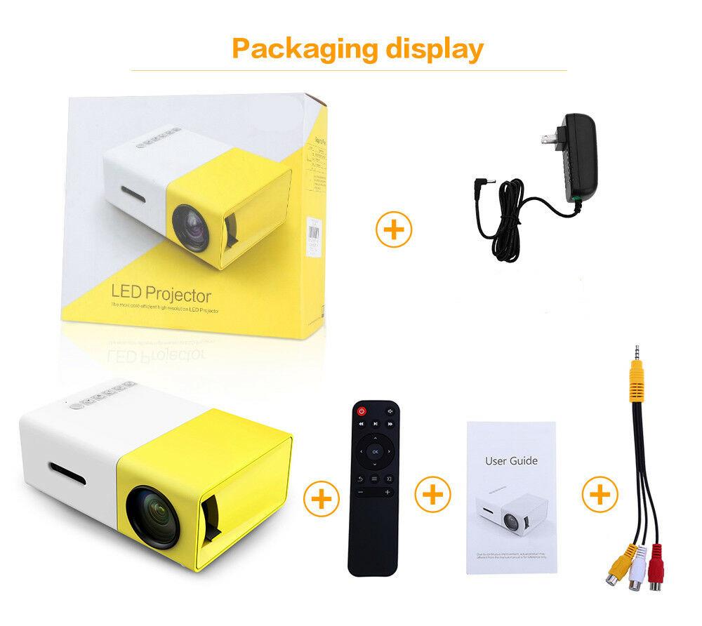 UltraLite Mini Beamer – Kompakt, Tragbar & Hochauflösend