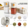 SpiceÉlite | Gewürzgläser Set - Präzise Dosierung Für Perfekte Würze In Der Küche