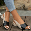 Madeleine – Offen-Zehen-Slingback-Sandalen mit Krokodilprägung für Damen