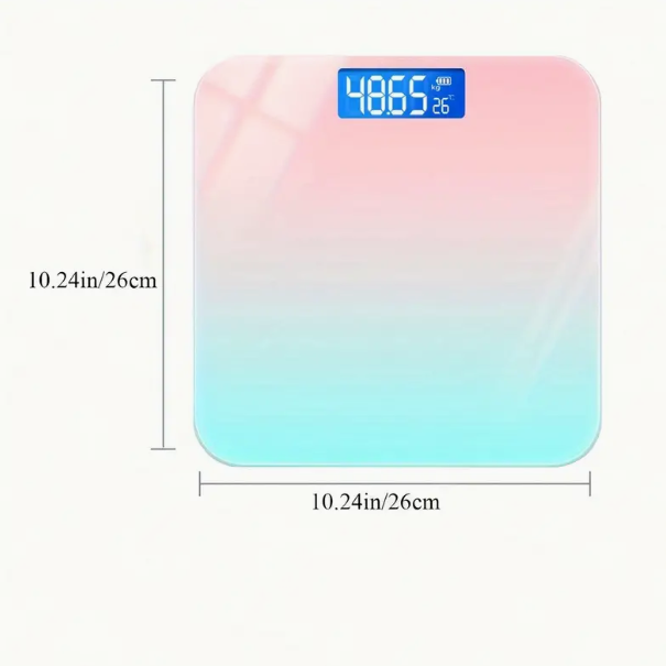Gradient Color ™ | Intelligent LCD Electronic Weight Scale Digital Display