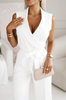 Sophia - Eleganter ärmelloser Jumpsuit mit Gürtel für Frauen