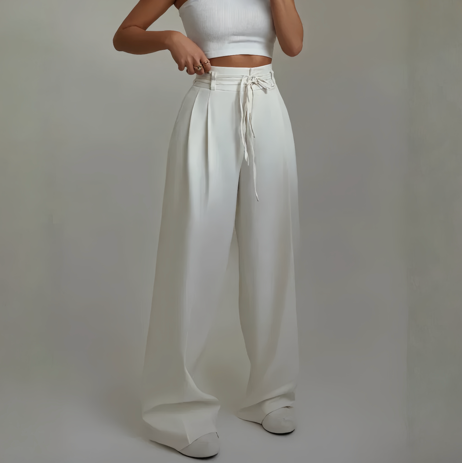 Celeste™ – Mühelose High-Waist Weitbein-Hose