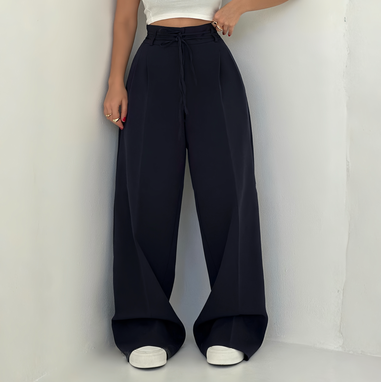 Celeste™ – Mühelose High-Waist Weitbein-Hose