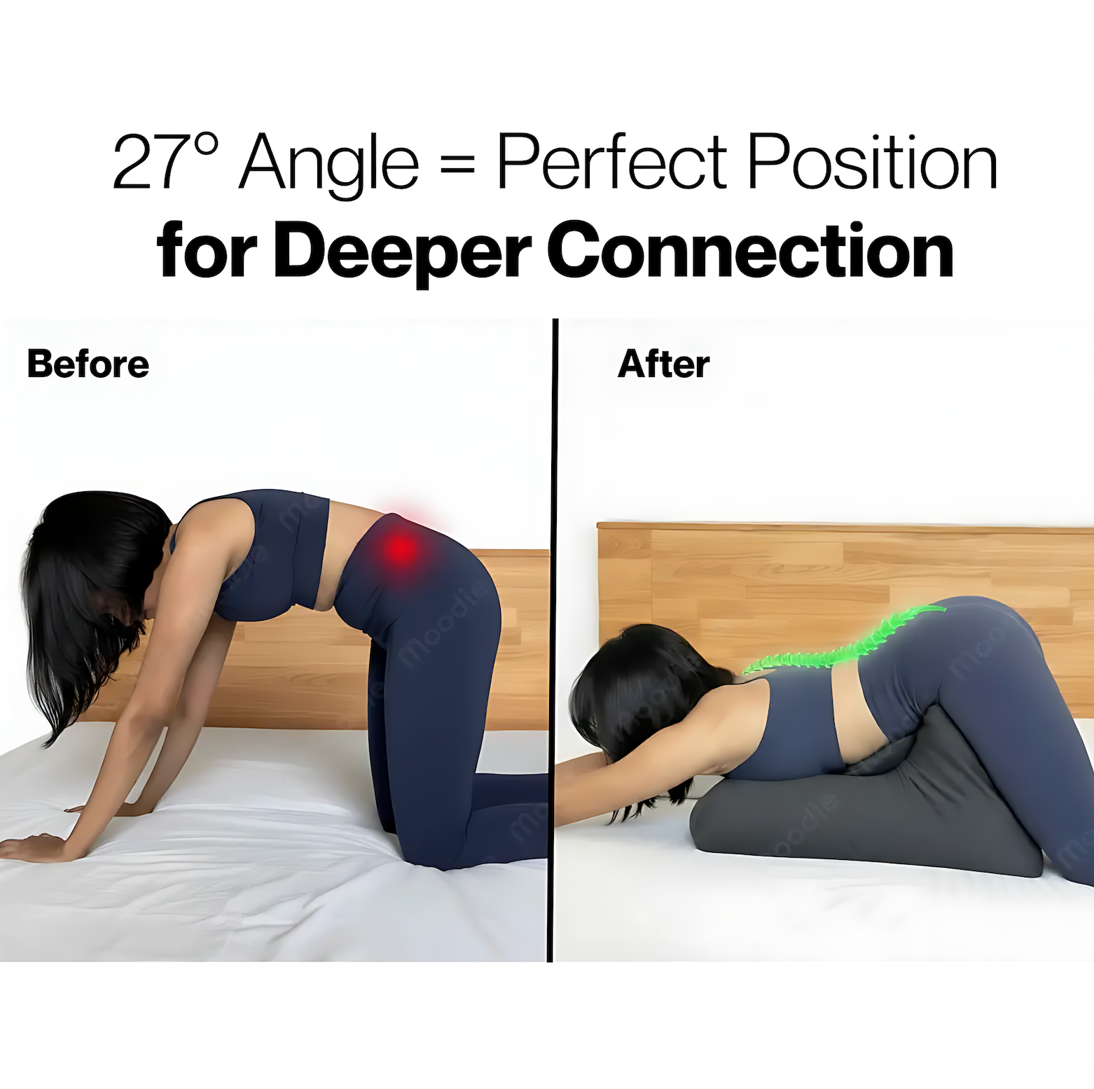 Moodie Couples Pillow™ – The Cuddle Pillow