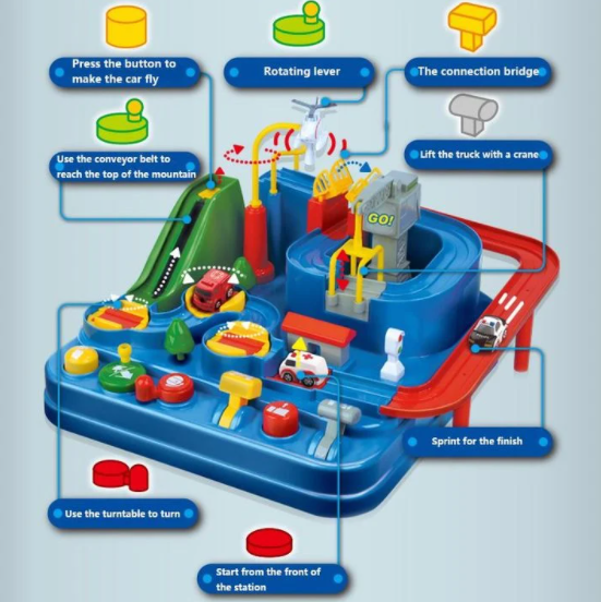 RailPlay Set – Kreative Lernbahn