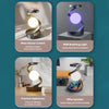 3D Schwebende LED-Lampe mit Wireless Charger – Kreative Mondlicht-Tischlampe