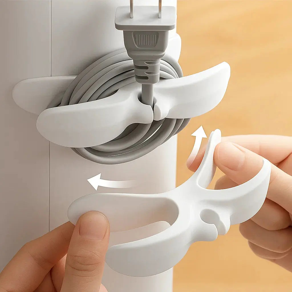 Selbstklebender Kabel-Organizer – Für mehr Ordnung im Alltag (10 Stück)