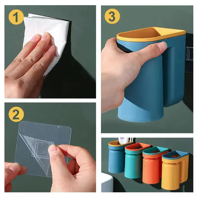 MagHold™ – Der selbstklebende Zahnbürstenhalte