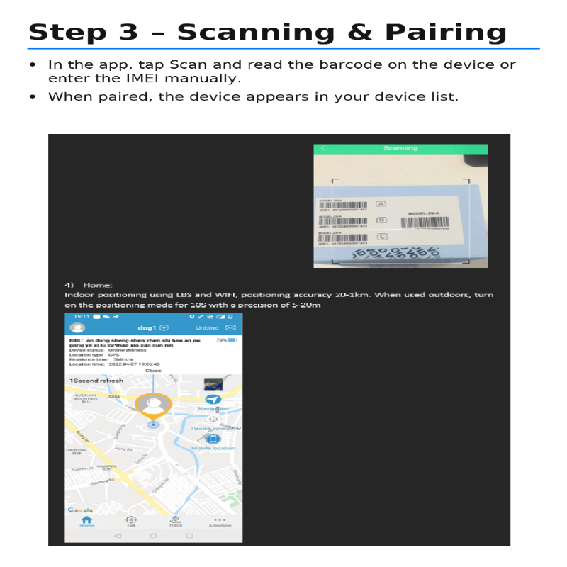 PawTrack™ – Echtzeit-Haustier-Tracker