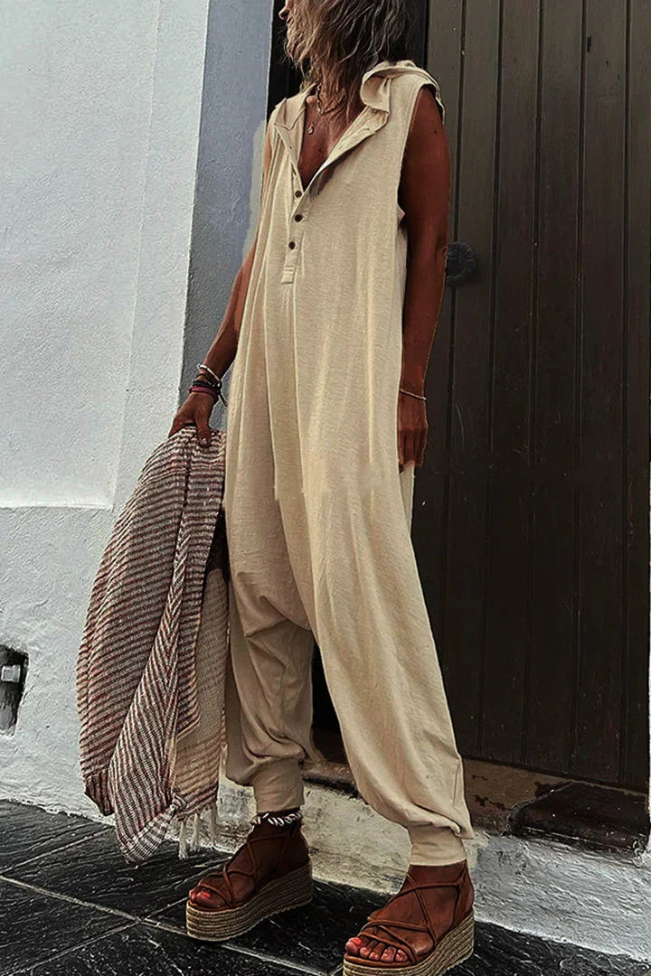 Lieke – Bequemer ärmelloser Jumpsuit für Damen