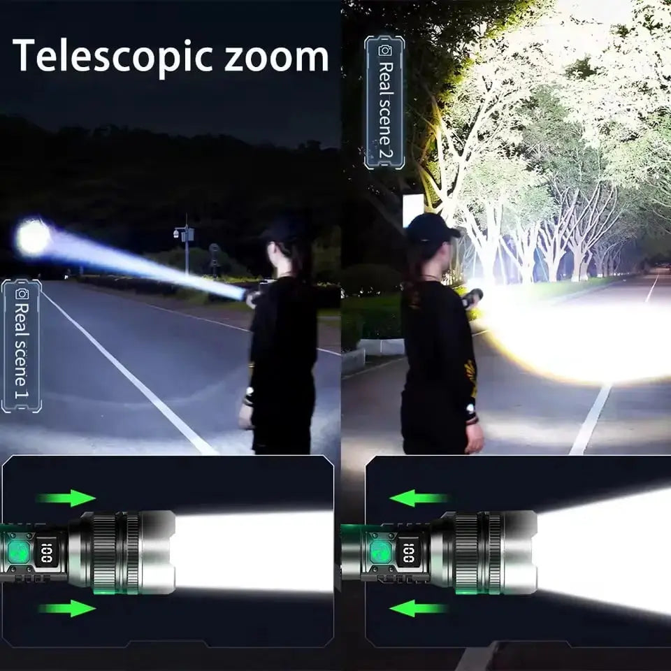 Ultrahelle LED-Taschenlampe – Extrem hell, robust & zuverlässig