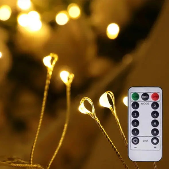 Verzaubernde LED Feuerwerk-Lichterkette