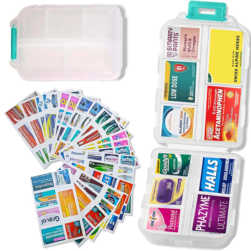 Reise-Pillenbox™ — Taschenformatige Lösung, um Ihre Medikamente überall sicher