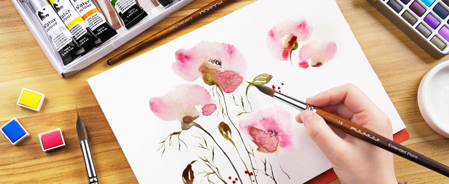 DetailEase™ – Präzisions-Detailbürste mit zwei Fasern