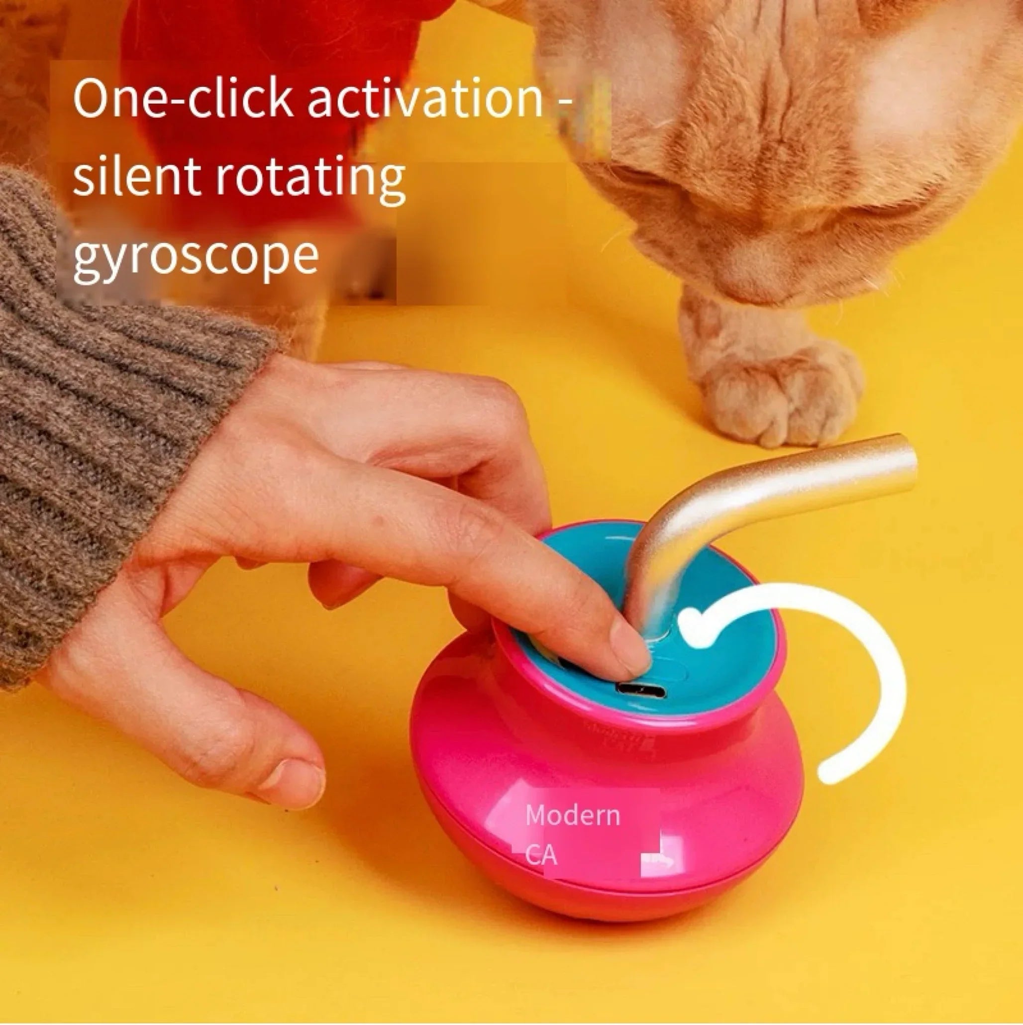 ZoomWhisker™ 360° Tumbler Cat Laser Toy