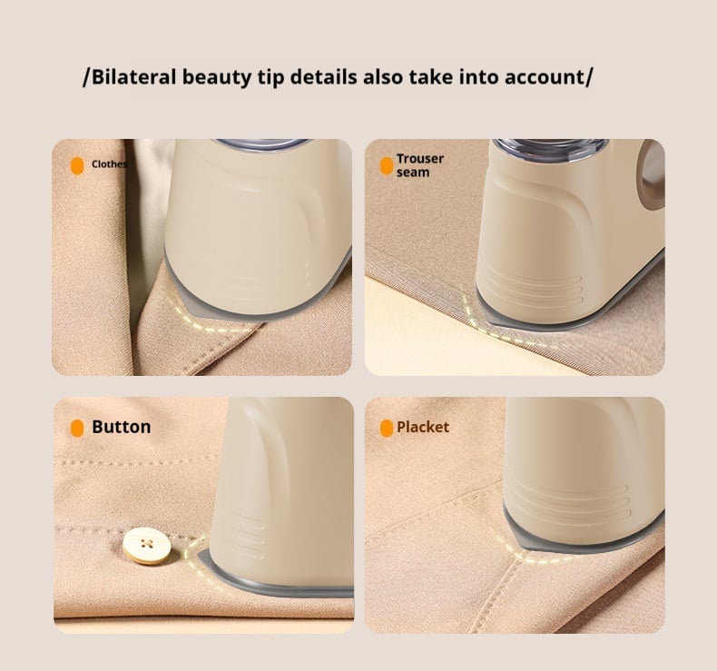 DryGleam | Vakuum-Kleiderdampfer – Knitterfrei Bügeln ohne Feuchtigkeitsspuren